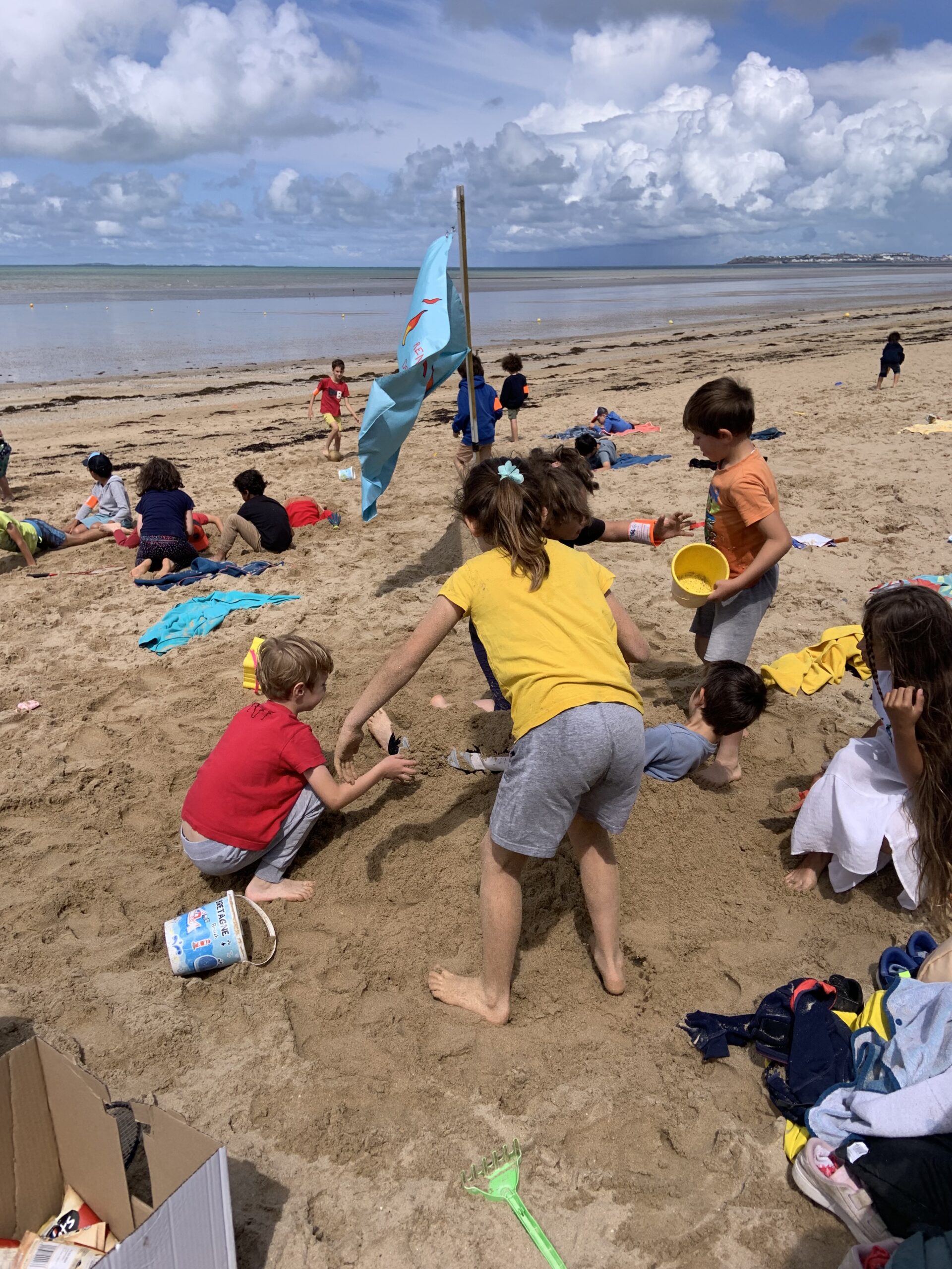 A la plage de Jullouville