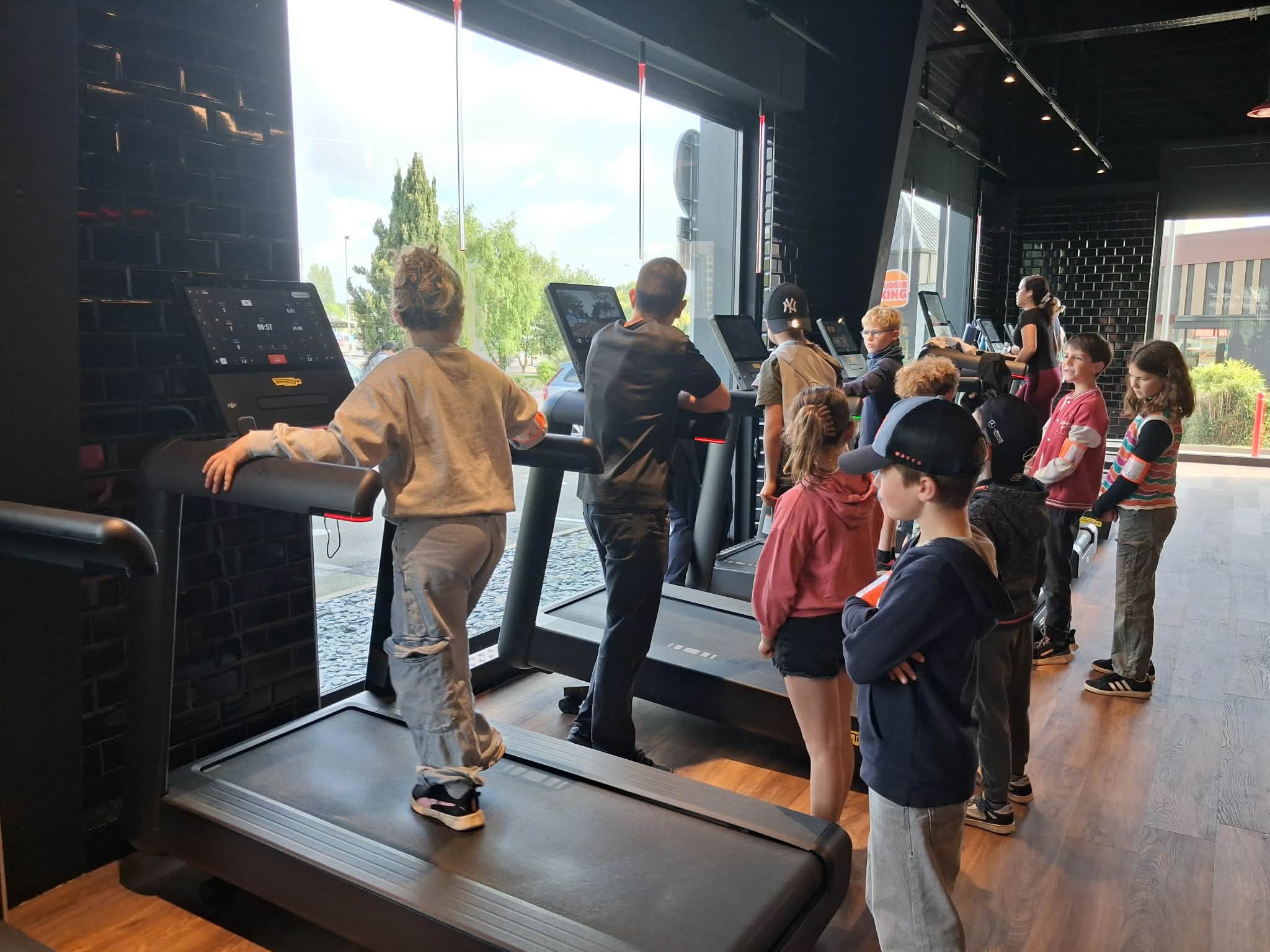 Visite d'une salle de sport