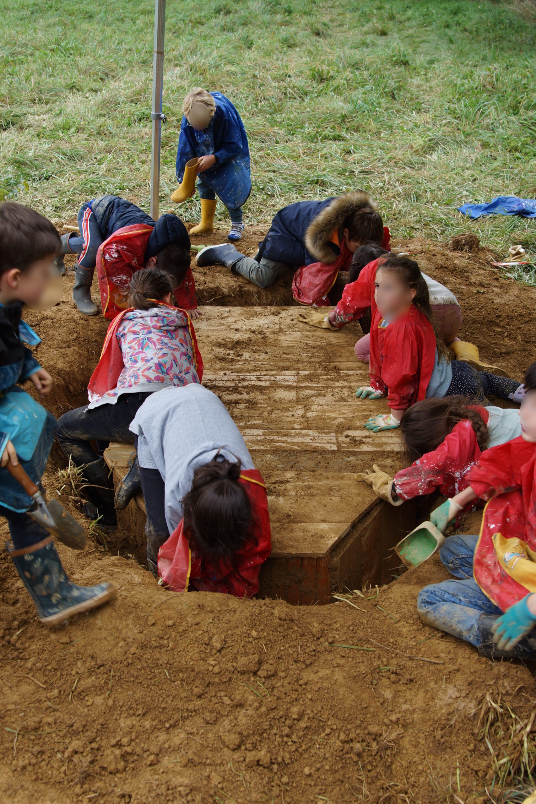 Exhumation du sarcophage