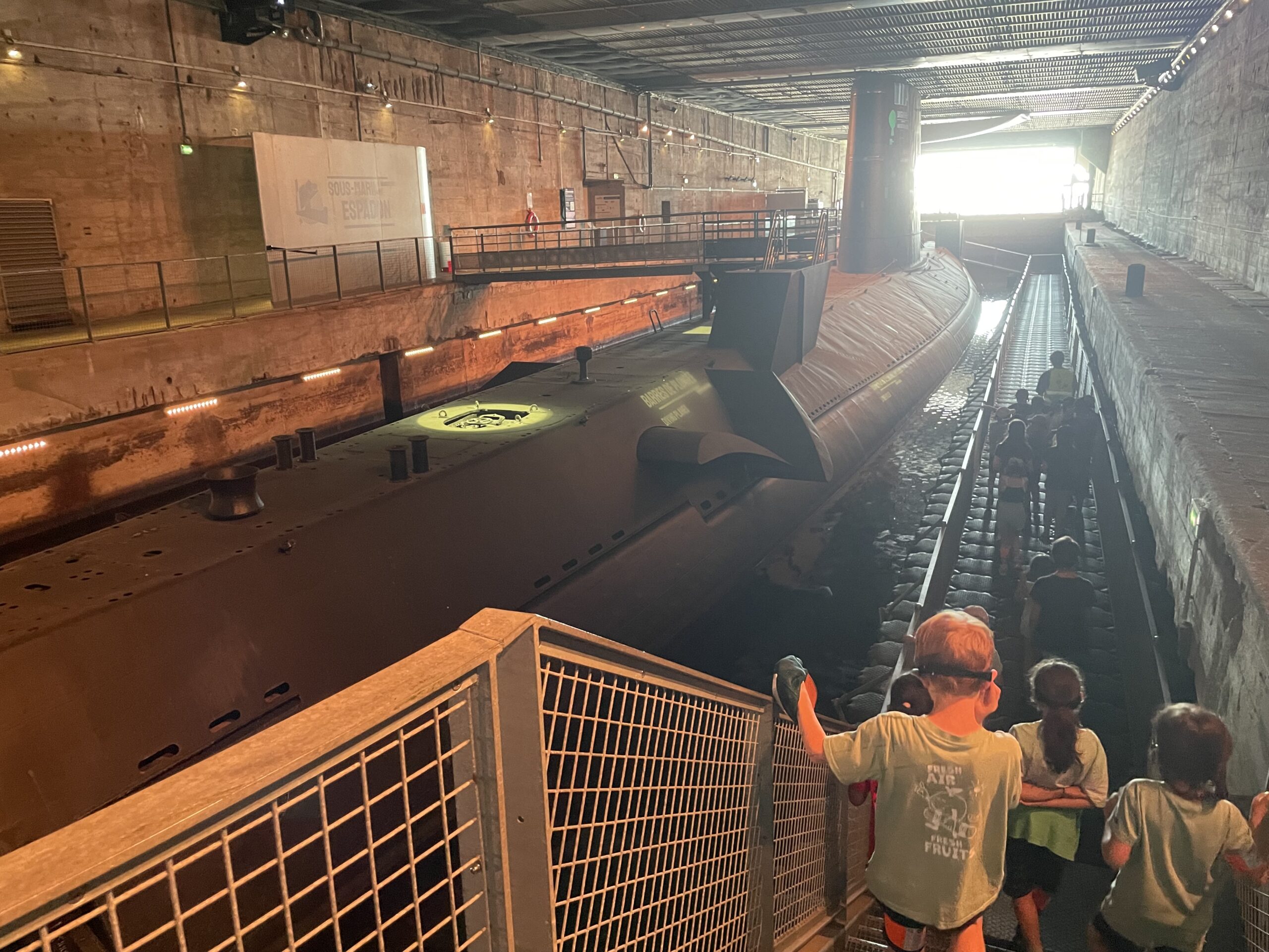 Visite du sous marin de St Nazaire