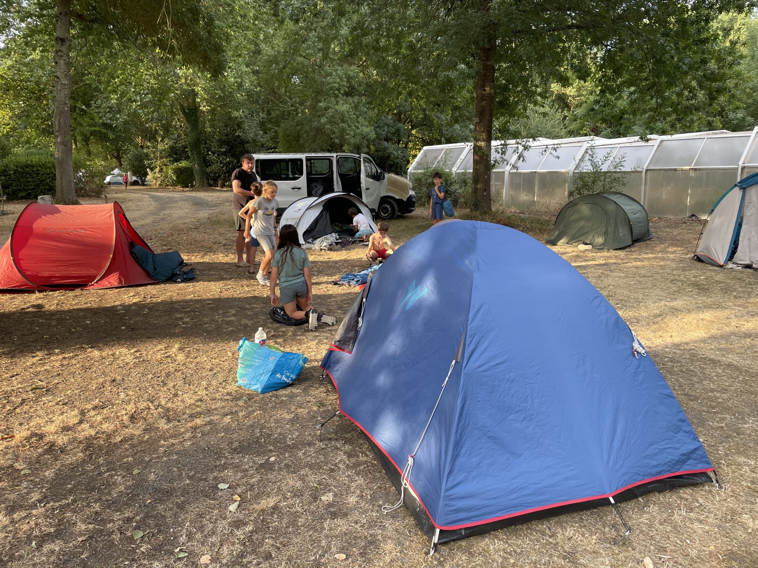 Au camping de Nantes